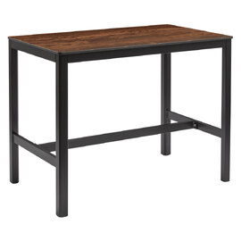 Extro 120cm Wooden Bar Table In Vintage Copper