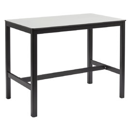 Extro 120cm Wooden Bar Table In White