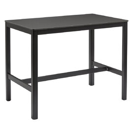 Extro 120cm Wooden Dining Table In Black