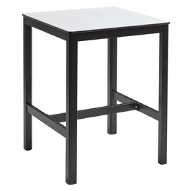 Extro 70cm Wooden Bar Table In White