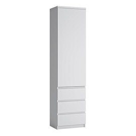 Felton Wooden Cupboard With 1 Door In White