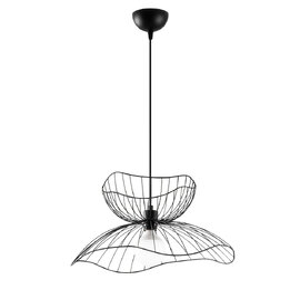 Farac Metal Butterfly Ceiling Pendant Light in Black