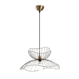 Farac Metal Butterfly Ceiling Pendant Light in Vintage