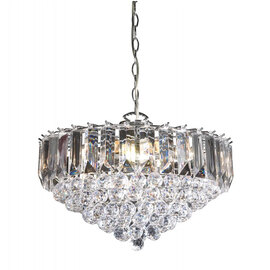 Fargo Wall Hung 6 Pendant Light In Chrome