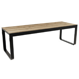 Fayette Wooden Extending Dining Table In Black