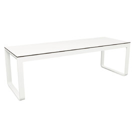 Fayette Wooden Extending Dining Table In White