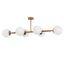Fazli 6 Light Metal Ceiling Pendant Light in Vintage