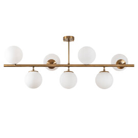 Fazli 7 Light Metal Ceiling Pendant Light in Vintage