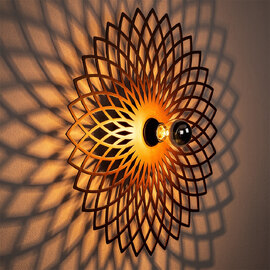 Fellini Metal Wall Light in Copper