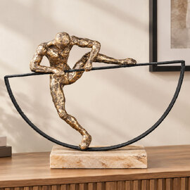 Fenvio Aluminum Lifting Sculpture in Bronze