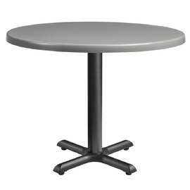 Fernie 60cm Wooden Round Bistro Table In Grey