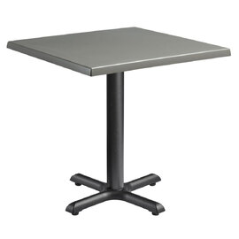 Fernie 60cm Wooden Square Bistro Table In Grey