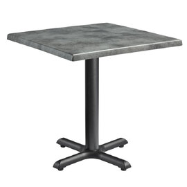 Fernie 70cm Wooden Square Bistro Table In Cement