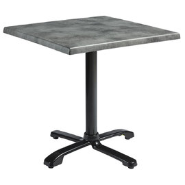 Fernie 80cm Wooden Flip Top Square Bistro Table In Cement