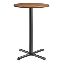 Fernie 90cm Wooden Round Bar Table In Natural