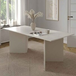 Fielding Ractangular Wooden Dining Table in Cashmere
