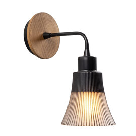 Foca Metal Wall Light in Black