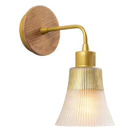 Foca Metal Wall Light in Gold