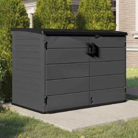 Forma Reinforced Resin Garden Pent Bike Store in Peppercorn Grey