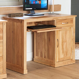 Fornatic Wooden Computer Desk In Oak
