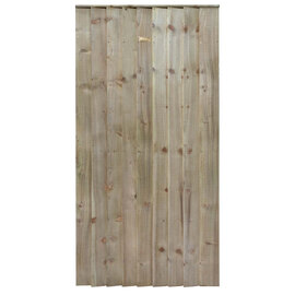 Fryeburg Wooden Garden Square Top Gate In Sawn