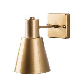 Funnel Metal Wall Light in Gold