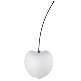 Gaily Large Ceramic Cherry Sculpture - Matt White