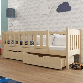 Gautier Wooden Day Bed With Bonnell Mattress In Pine