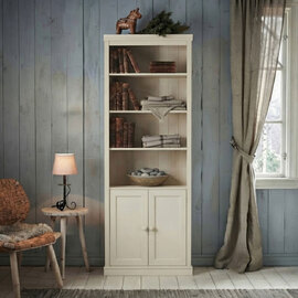 Gavrel Wooden Display Unit with 2 Doors in White
