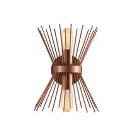 Givon Metal Wall Light in Copper