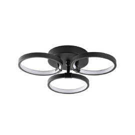Halka Metal Ceiling Light in Black