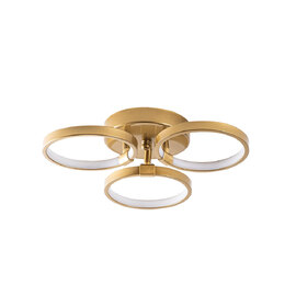 Halka Metal Ceiling Light in Gold