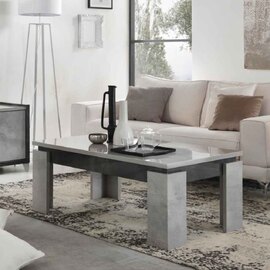 Heston High Gloss Coffee Table in Grey