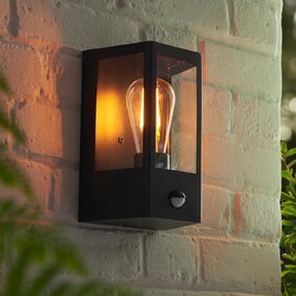 Hamel Stainless Steel Wall Light In Matt Black