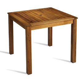 Helena Wooden Square Dining Table In Natural
