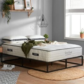 Helsinki Fabric Small Double Mattress In White
