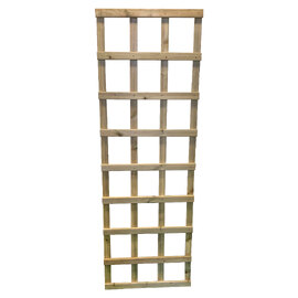 Helsinki Medium Wooden Garden Trellis In Natural 6FT