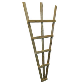 Helsinki Wooden Garden Trellis In Natural 5FT