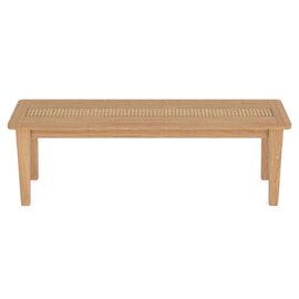 Helvane Solid Wood Dining Bench in Oak