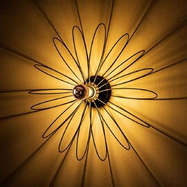 Hemdem Metal Wall Lamp in Black