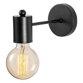Hexa Metal Wall Lamp in Black