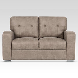 Hobart Fabric 2 Seater Sofa In Taupe