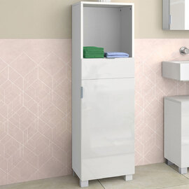 Imvoro Wooden Bathroom Storage Cabinet in White