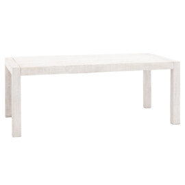 Inca Wooden Dining Table In Whitewash