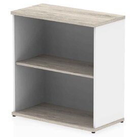 Ingle MFC Home And Office Bookcase With 2 Shelves In Grey White