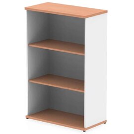Ingle MFC Home And Office Bookcase With 3 Shelves In Beech White
