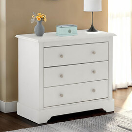 Iverion Wooden Chest Of 3 Drawers in White