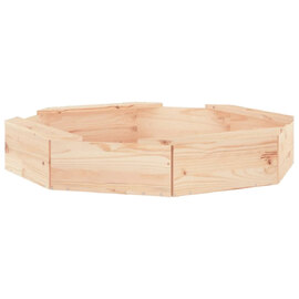 Ivins 111cm Wooden Octagon Kids Sandbox - Natural