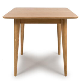 Javion Wooden Square Dining Table In Natural Oak