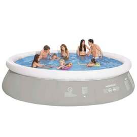 Jilong Round Inflatable Swimming Pool 450x122cm In Grey